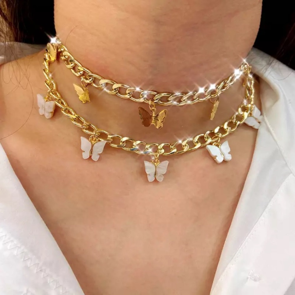 Includes Both ♡ Butterfly Dreams Necklace Bundle